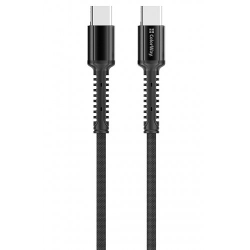 

ColorWay USB Type-C-USB Type-C PD 3A 1m (CW-CBPDCC030-GR) Grey