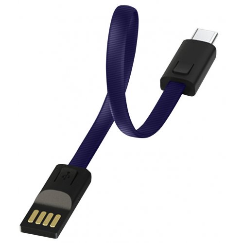 Купить Кабель ColorWay USB to USB Type-C 2.4A 0.22m (CW-CBUC023-BL) Blue - цена в Харькове, Киеве, Днепре, Одессе
в интернет-магазине Telemart фото