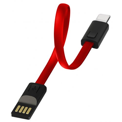 Купить Кабель ColorWay USB to Lightning 2.4A 0.22m (CW-CBUL021-RD) Red - цена в Харькове, Киеве, Днепре, Одессе
в интернет-магазине Telemart фото