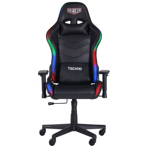 Игровое кресло VR Racer Techno X-Ray (546686) Black купить в Украине: Киев, Днепр, Харьков, Одесса  | Низкая цена, отзывы, характеристики от TELEMART фото