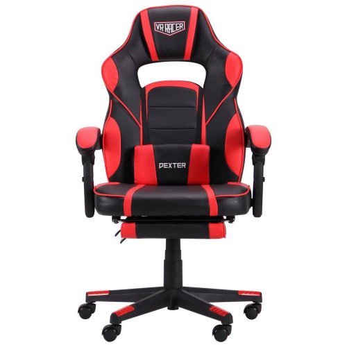 Ігрове крісло VR Racer Dexter Webster (545086) Black/Red купити в Україні | Telemart фото