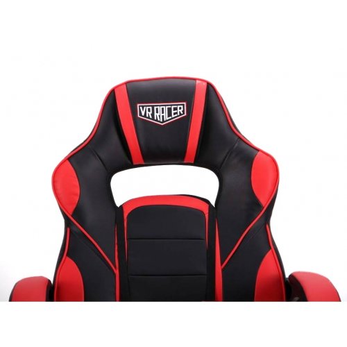 Ігрове крісло VR Racer Dexter Webster (545086) Black/Red купити в Україні | Telemart фото