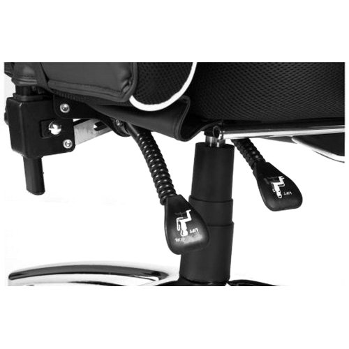 Игровое кресло VR Racer Edge Omega (521342) Black/White купить в Украине | Telemart фото