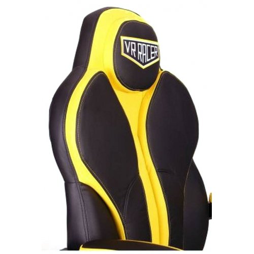 Купить Игровое кресло VR Racer Edge Throne (521343) Black/Yellow - цена в Харькове, Киеве, Днепре, Одессе
в интернет-магазине Telemart фото