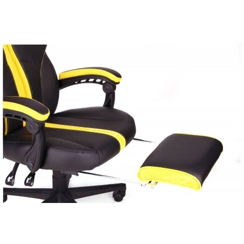 Купить Игровое кресло VR Racer Edge Throne (521343) Black/Yellow - цена в Харькове, Киеве, Днепре, Одессе
в интернет-магазине Telemart фото