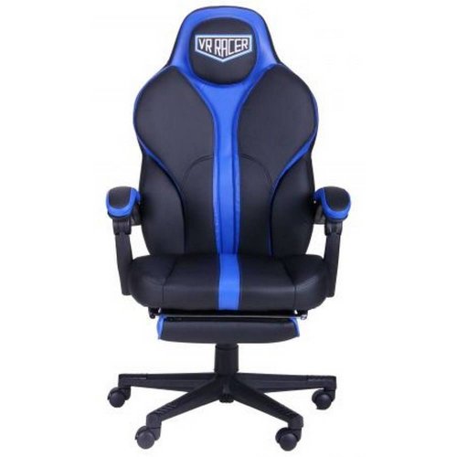 Игровое кресло VR Racer Edge Titan (521345) Black/Blue купить в Украине | Telemart фото