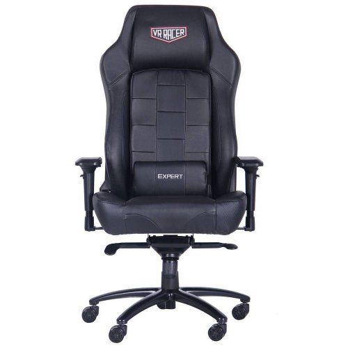 Ігрове крісло VR Racer Expert Adept (546688) Black купити в Україні: Київ, Львів, Хмельницький, Тернопіль, Івано-Франківськ | Низька ціна, відгуки, характеристики від TELEMART фото