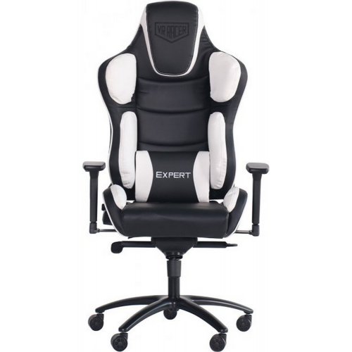 Ігрове крісло VR Racer Expert Idol (546756) Black/White купити в Україні | Telemart фото