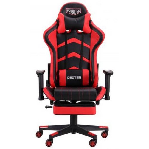 Ігрове крісло VR Racer Dexter Galvatron (545084) Black/Red купити в Україні | Telemart фото