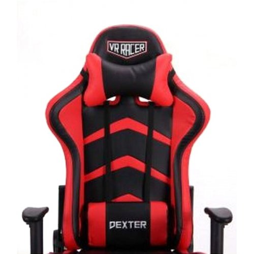 Ігрове крісло VR Racer Dexter Galvatron (545084) Black/Red купити в Україні | Telemart фото