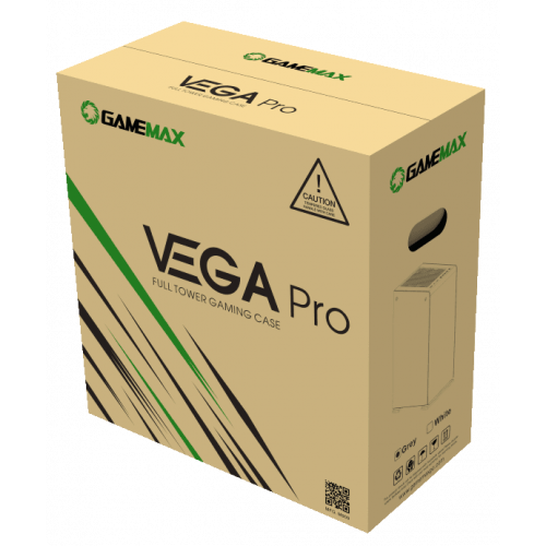 Photo GAMEMAX Vega Pro Tempered Glass без БП Grey