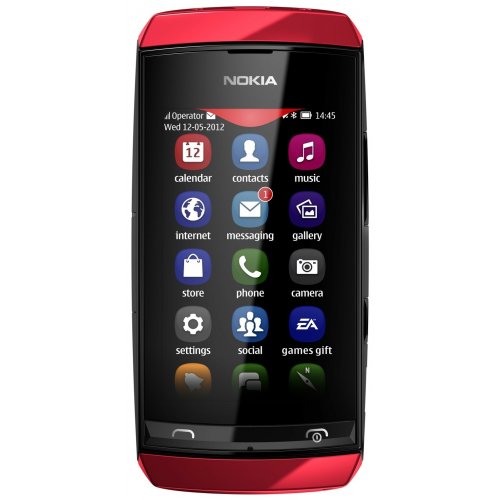 Купить Мобильный телефон Nokia Asha 306 Red - цена в Харькове, Киеве, Днепре, Одессе
в интернет-магазине Telemart фото