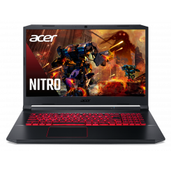 Ноутбук Acer Nitro 5 AN517-52 (NH.QAWEU.00B) Obsidian Black / 17.3″ (1920x1080, IPS) / Intel Core i5-10300H (2.5–4.5 ГГц), 4 ядра / NVIDIA GeForce RTX 3060 / 16 ГБ (DDR4) / 512 ГБ (SSD) / Linux