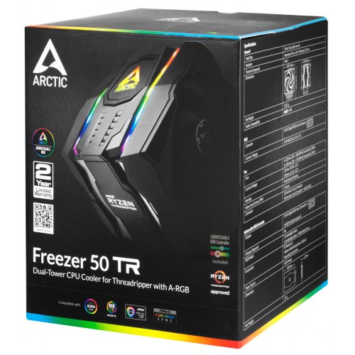 Продати Кулер Arctic Freezer 50 TR with ARGB Controller (ACFRE00070A) за Trade-In у інтернет-магазині Телемарт - Київ, Дніпро, Україна фото