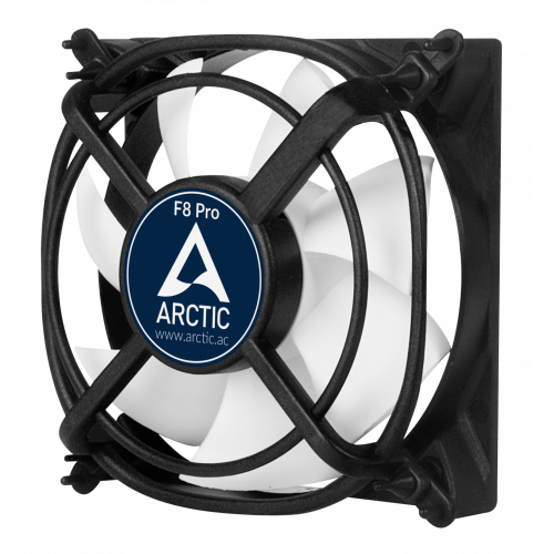 Продать Кулер для корпуса Arctic F8 Pro (AFACO-08P00-GBA01) Black/White по Trade-In интернет-магазине Телемарт - Киев, Днепр, Украина фото
