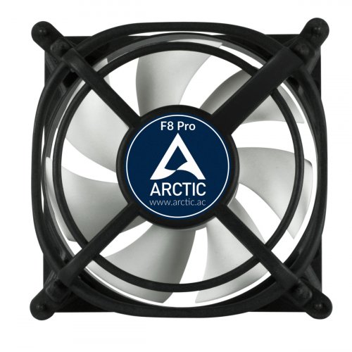 Продать Кулер для корпуса Arctic F8 Pro (AFACO-08P00-GBA01) Black/White по Trade-In интернет-магазине Телемарт - Киев, Днепр, Украина фото