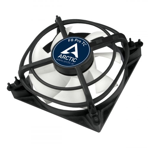 Продать Кулер для корпуса Arctic F8 Pro TC (AFACO-08PT0-GBA01) Black/White по Trade-In интернет-магазине Телемарт - Киев, Днепр, Украина фото