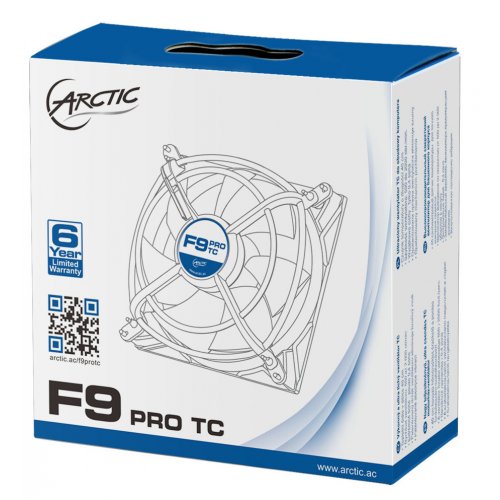 Продать Кулер для корпуса Arctic F9 Pro TC (AFACO-09PT0-GBA01) Black/White по Trade-In интернет-магазине Телемарт - Киев, Днепр, Украина фото