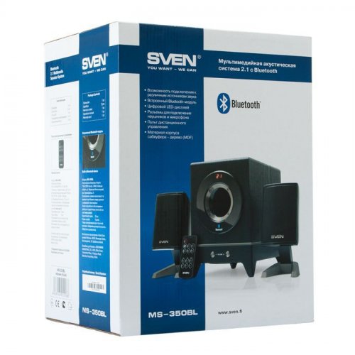 Акустическая система SVEN MS-350BL Black купить в Украине | Telemart фото