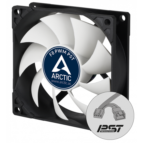 Продати Кулер для корпуса Arctic F8 PWM PST (AFACO-080P0-GBA01) Black/White за Trade-In у інтернет-магазині Телемарт - Київ, Дніпро, Україна фото