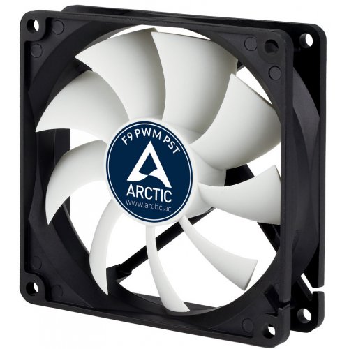 Продать Кулер для корпуса Arctic F9 PWM PST (AFACO-090P0-GBA01) Black/White по Trade-In интернет-магазине Телемарт - Киев, Днепр, Украина фото
