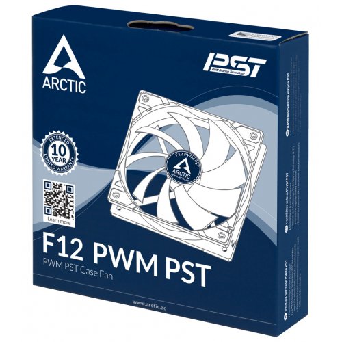 Продати Кулер для корпуса Arctic F12 PWM PST (AFACO-120P0-GBA01) Black/White за Trade-In у інтернет-магазині Телемарт - Київ, Дніпро, Україна фото
