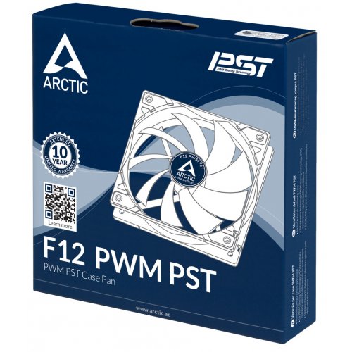Продати Кулер для корпуса Arctic F12 PWM PST (AFACO-120PC-GBA01) Black/White за Trade-In у інтернет-магазині Телемарт - Київ, Дніпро, Україна фото