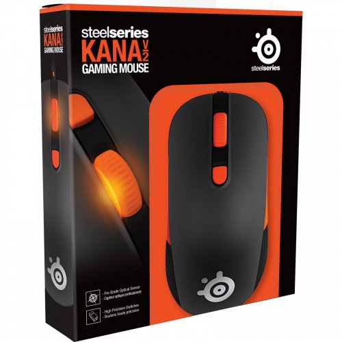 Купити Миша SteelSeries Kana V2 (62261) Black - ціна в Києві, Львові, Вінниці, Хмельницькому, Франківську, Україні | інтернет-магазин TELEMART.UA фото
