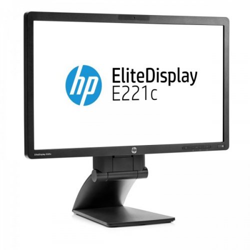 Продати Монітор HP 21.5" E221c (D9E49AA) Black за Trade-In у інтернет-магазині Телемарт - Київ, Дніпро, Україна фото