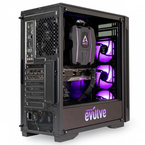 Продать Компьютер EVOLVE GamePart Gold 2B (EVGP-G2BR560XA680XT-16S500GBk) Black по Trade-In интернет-магазине Телемарт - Киев, Днепр, Украина фото