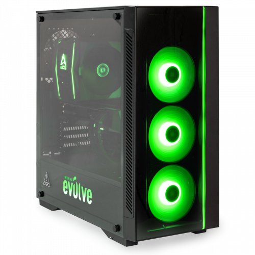 Продать Компьютер EVOLVE GamePart Gold 2B (EVGP-G2BR560XA680XT-16S500GBk) Black по Trade-In интернет-магазине Телемарт - Киев, Днепр, Украина фото