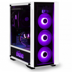 Комп'ютер EVOLVE GamePart Gold 2H (EVGP-G2HR560XA680XT-16S500H1TWh) White / AMD Ryzen 5 5600X (3.7-4.6), 6 ядер / RX 6800 XT / 16 ГБ (DDR4) / 500 ГБ (SSD) / 1000 ГБ (HDD)
