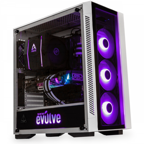 Продать Компьютер EVOLVE GamePart Gold 2H (EVGP-G2HR560XA680XT-16S500H1TWh) White по Trade-In интернет-магазине Телемарт - Киев, Днепр, Украина фото