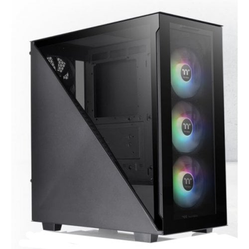 Корпус Thermaltake Divider 300 TG ARGB Tempered Glass без БП (CA-1S2-00M1WN-01) Black купити з перевіркою сумісності: огляд, характеристики, ціна у Києві, Львові, Вінниці, Хмельницькому, Івано-Франківську, Україні | інтернет-магазин TELEMART.UA фото