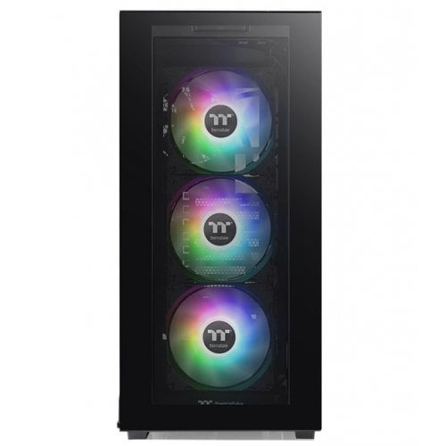 Корпус Thermaltake Divider 300 TG ARGB Tempered Glass без БП (CA-1S2-00M1WN-01) Black купити з перевіркою сумісності: огляд, характеристики, ціна у Києві, Львові, Вінниці, Хмельницькому, Івано-Франківську, Україні | інтернет-магазин TELEMART.UA фото