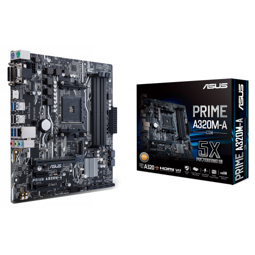Продати Материнська плата Asus PRIME A320M-A/CSM (sAM4, AMD A320) за Trade-In у інтернет-магазині Телемарт - Київ, Дніпро, Україна фото