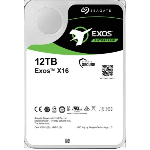 Продать Жесткий диск Seagate Exos X16 512e/4Kn 12TB 7200RPM 3.5" (ST12000NM001G) по Trade-In интернет-магазине Телемарт - Киев, Днепр, Украина фото