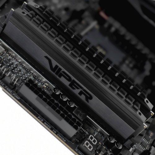 Photo RAM Patriot DDR4 16GB (2x8GB) 3600Mhz Viper 4 Blackout (PVB416G360C8K)