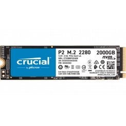 Photo SSD Drive Crucial P2 2TB M.2 (2280 PCI-E) NVMe x4 (CT2000P2SSD8)