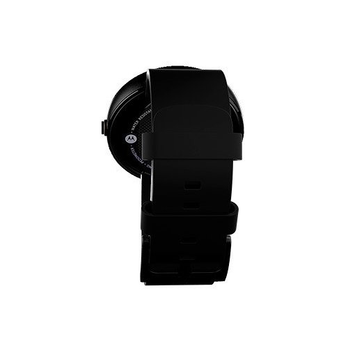 Купить Умные часы Motorola Moto 360 Black Leather Black - цена в Харькове, Киеве, Днепре, Одессе
в интернет-магазине Telemart фото