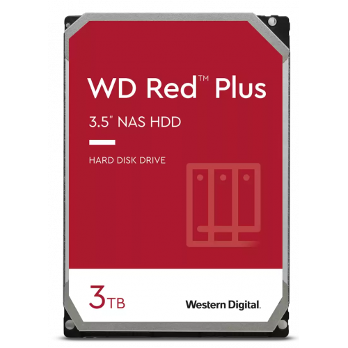 Продать Жесткий диск Western Digital Red Plus NAS 3TB 128MB 5400RPM 3.5" (WD30EFZX) по Trade-In интернет-магазине Телемарт - Киев, Днепр, Украина фото