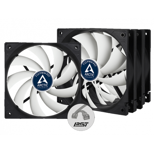 Продати Набір кулерів для корпусу Arctic F12 PWM PST (4-Fan Pack) (ACFAN00195A) Black/White за Trade-In у інтернет-магазині Телемарт - Київ, Дніпро, Україна фото