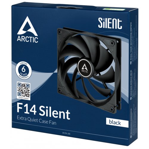 Продати Кулер для корпуса Arctic F14 Silent (ACFAN00217A) Black за Trade-In у інтернет-магазині Телемарт - Київ, Дніпро, Україна фото