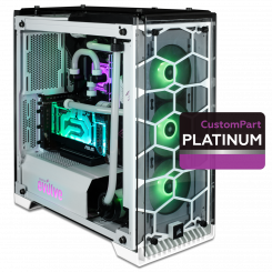 Комп'ютер EVOLVE CustomPart Crystal_570X BW (EVCP-CBWR590XN309-32S1TWh) White / AMD Ryzen 9 5900X (3.7-4.8), 12 ядер / RTX 3090 / 32 ГБ (DDR4) / 1000 ГБ (SSD)