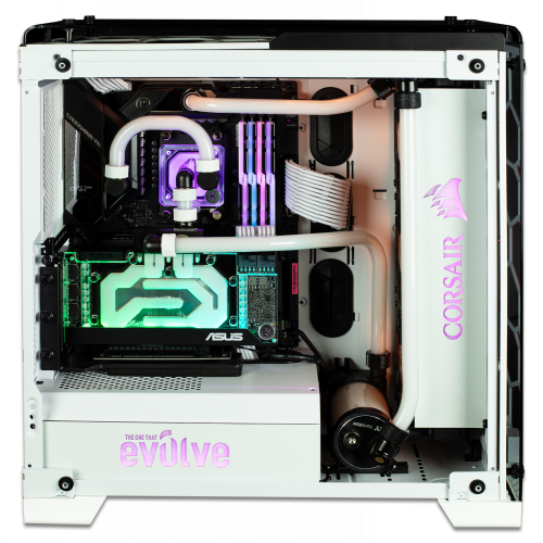 Продать Компьютер EVOLVE CustomPart Crystal_570X BW (EVCP-CBWR590XN309-32S1TWh) White по Trade-In интернет-магазине Телемарт - Киев, Днепр, Украина фото