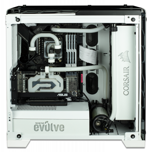 Продать Компьютер EVOLVE CustomPart Crystal_570X BW (EVCP-CBWR590XN309-32S1TWh) White по Trade-In интернет-магазине Телемарт - Киев, Днепр, Украина фото
