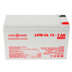 Фото Аккумуляторная батарея LogicPower 12V 7 Ah LPM-GL (LP6560)