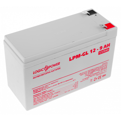 Купить Аккумуляторная батарея LogicPower 12V 9 Ah LPM-GL (LP6563) - цена в Харькове, Киеве, Днепре, Одессе
в интернет-магазине Telemart фото