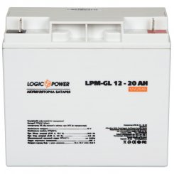 Акумуляторна батарея LogicPower 12V 20 Ah LPM-GL (LP5214)
