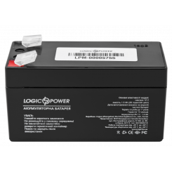 Акумуляторна батарея LogicPower 12V 1.3 Ah AGM LPM (LP4131)